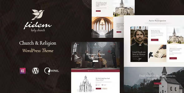 Fidem – Church  Religion WordPress Theme