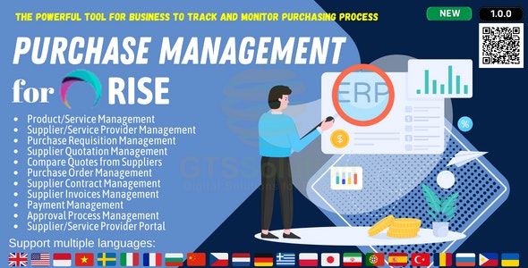 Purchase Management plugin for RISE CRM