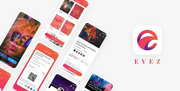 Evez – Event React Native App Template