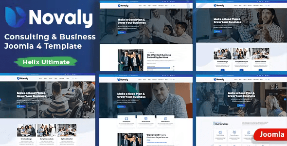 Novaly – Consulting & Business Joomla 4 Template