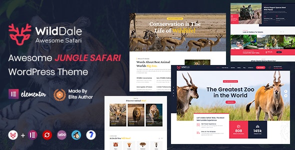 WildDale – Jungle Safari WordPress Theme