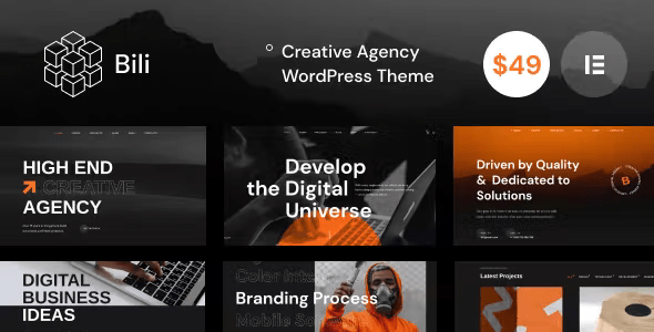 Bili – Creative Agency WordPress Theme 1.1.6