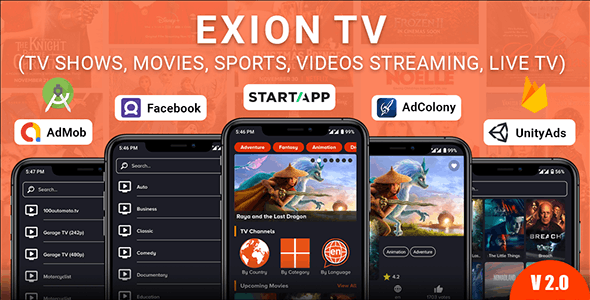 Exion TV – Watch Live IPTV Channels with Movies