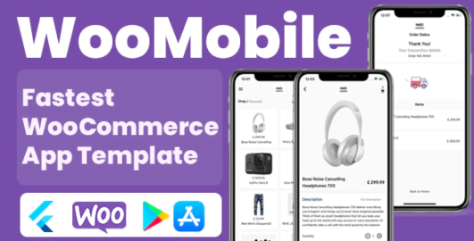 WooMobile – Flutter WooCommerce App Template for IOS and Android