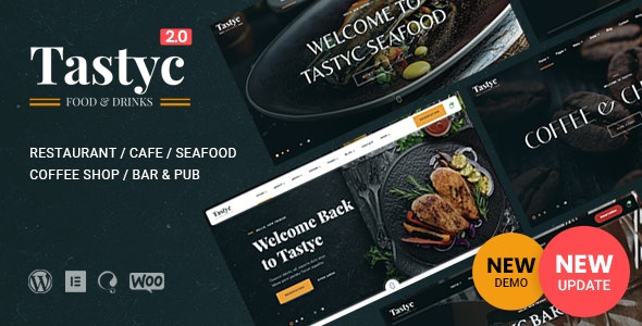 Tastyc – Restaurant WordPress Theme 2.0.5