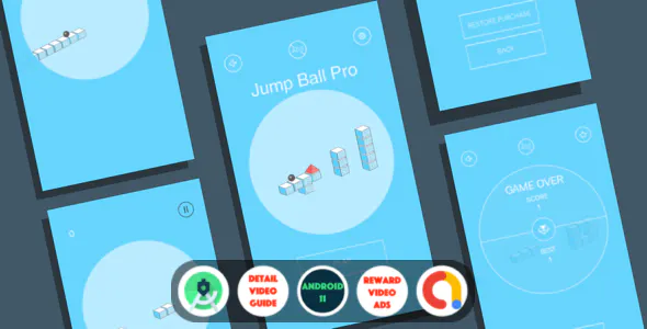 Jump Ball Pro: A Hypercasual Game with Admob Ads