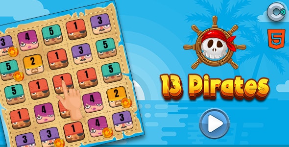 13 Pirates – Html5 (Construct3)