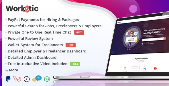 Worketic – Marketplace for Freelancers