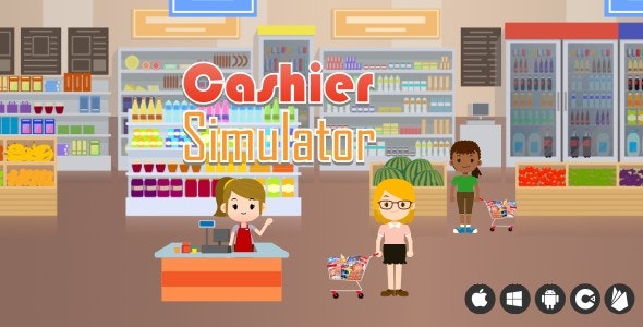 Cashier Simulator – HTML5 Game (Construct 3)