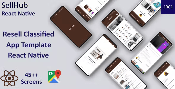 Classifieds App Template in React | Re-seller App | Buying Selling App | Online Selling App| SellHub