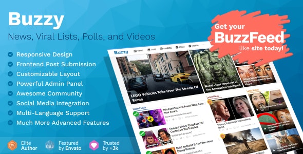 Buzzy – News, Viral Lists, Polls and Videos