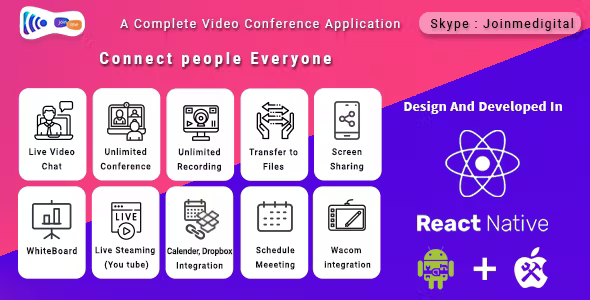 Video Conference Tool (Android + iOS ) – JoinMe