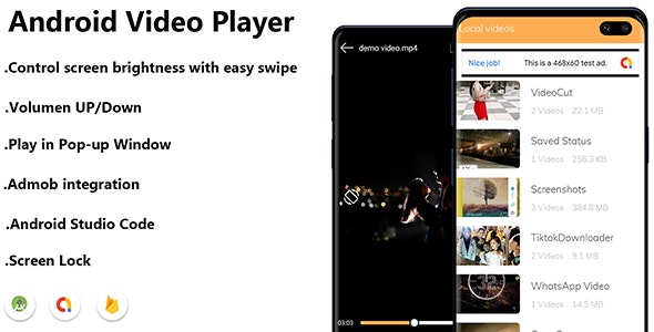 MX Player Clone – Android Video Player With AdMob – All Format HD Video Player