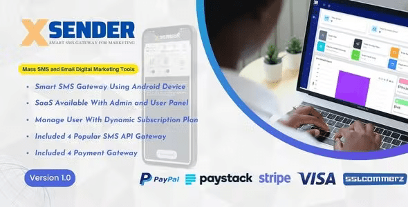 XSender – Mass Email and SMS Messaging for Digital Marketing
