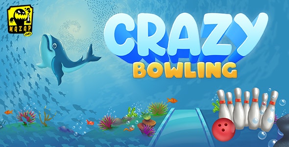 Crazy Bowling | Underwater Sport Game (Construct)