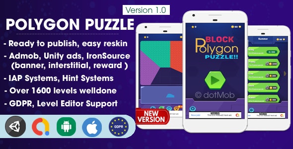 Polygon Puzzle – Unity Template Project