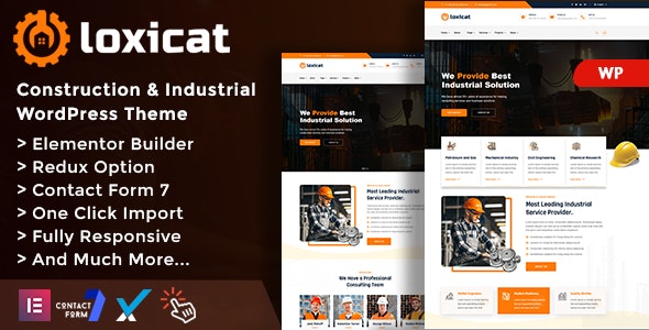 Loxicat – Construction & Industrial WordPress Theme