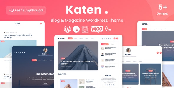 Katen – Blog & Magazine WordPress Theme 1.1