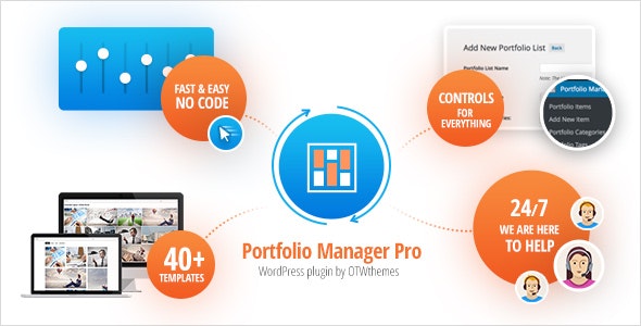 Portfolio Manager Pro – WordPress Responsive Portfolio  Gallery