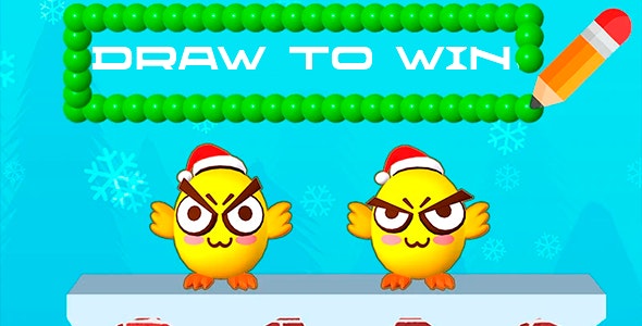 Draw to win- Mobile Flutter Game