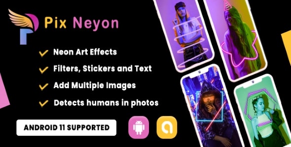 Pix Neon – Photo Editor (Android 11 Supported)