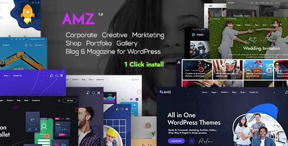 AMZ – All in One Creative WordPress Theme