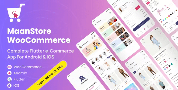 MaanStore WooCommerce Flutter eCommerce Full App For Android & iOS 3.0.0