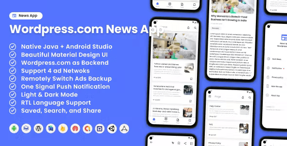 News App WordPress.com 1.0