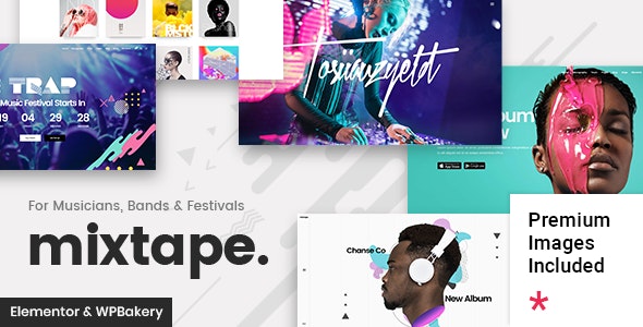 Mixtape – Music Theme for Artists  Festivals