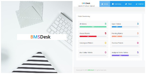 BMSDesk – Helpdesk Ticket System Angular