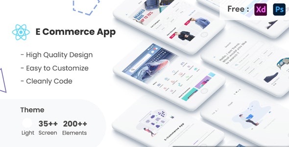 Treva Shop React Native ecommerce template in react native