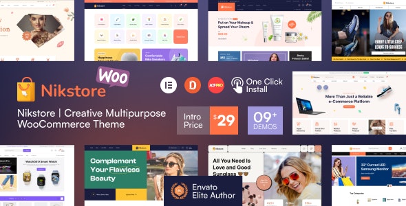 Nikstore Creative Multipurpose WooCommerce Theme