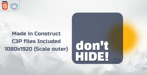 Dont hide – HTML5 Skill game