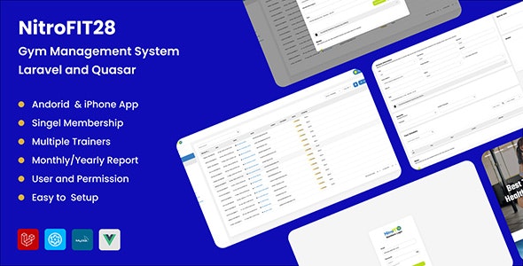 NitroFIT28 | Gym  Fitness Management System