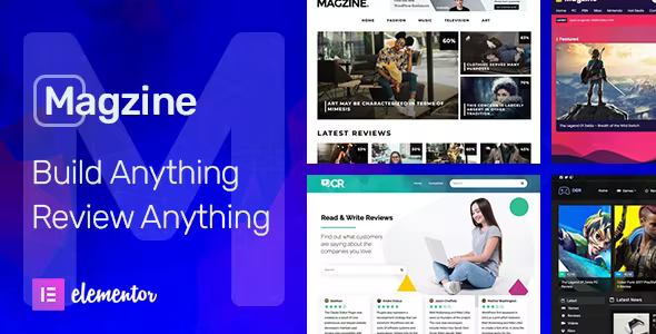 Magzine – Elementor Review and Magazine Theme 1.9