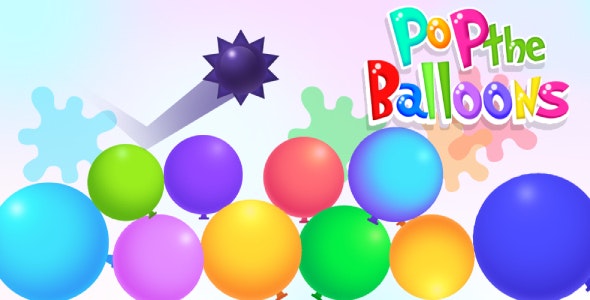 Pop the Balloons! – HTML5 game – Construct 3 – C3p