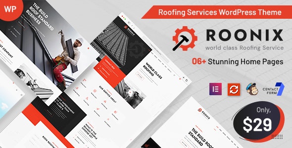 Roonix – Roofing Services WordPress