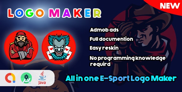 E-sport & all in one logo maker app source code