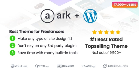 The Ark | WordPress Theme made for Freelancers 1.69.0