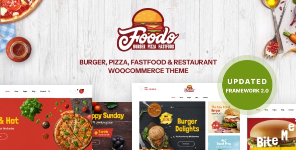 Foodo – Fast Food Restaurant WordPress Theme