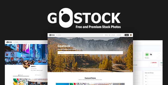 GoStock – Free and Premium Stock Photos Script 5.3