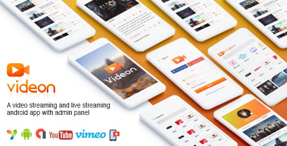 Videon – A video streaming android app with admin panel