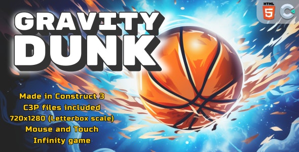 Gravity Dunk – HTML5 Casual game