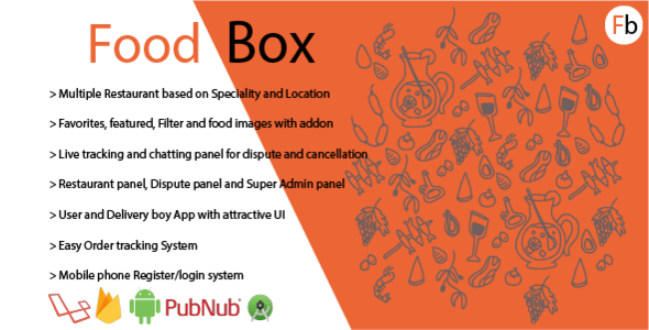 Food Box | Food Delivery Android App with chat | Swiggy Clone