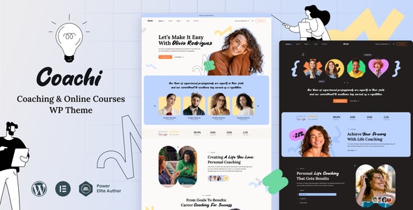 Coachi – Coaching  Online Courses WordPress Theme