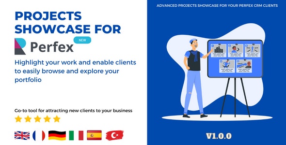 ProjectSpot – Projects Showcase For Clients Perfex Module