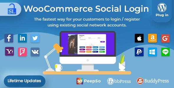 Social Login – WordPress / WooCommerce Plugin 2.7.9