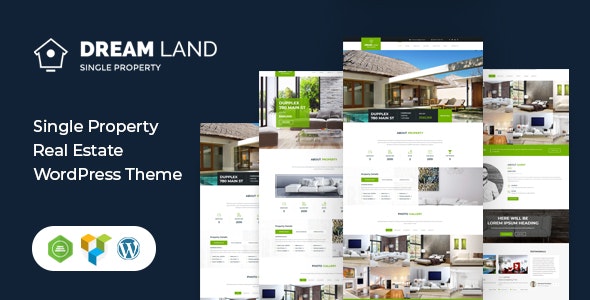 DREAM LAND- Single Property Real Estate WordPress Theme 2.6