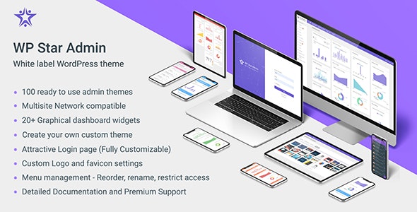 WP Star – White Label WordPress Admin Theme