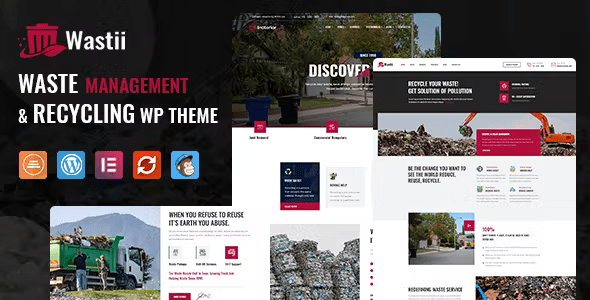 Wastii – Waste Management Services WordPress Theme 1.1